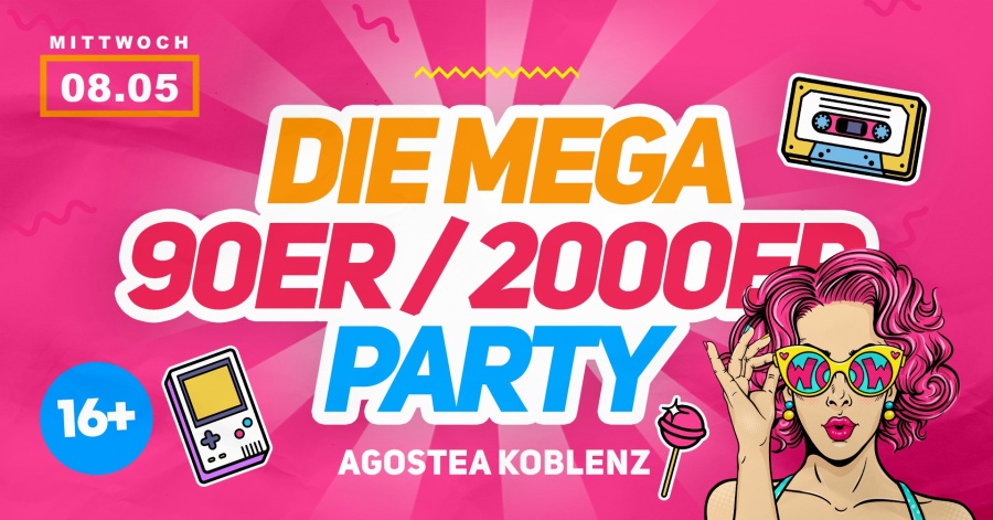 DIE MEGA 90ER / 2000ER PARTY